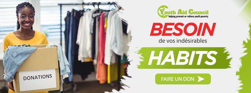 Donnez-nous vos vêtements non utilisés Donnez-nous vos vêtements non utilisés